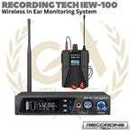 RECORDING TECH IEW-100 Wireless In Ear Monitoring System | IEM IEW 100