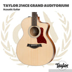 Taylor 214ce Grand Auditorium Acoustic Guitar - Gitar Akustik