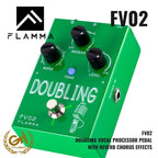 FLAMMA FV02, DOUBLING VOCAL PROCESSOR PEDAL WITH REVERB CHORUS EFFECTS