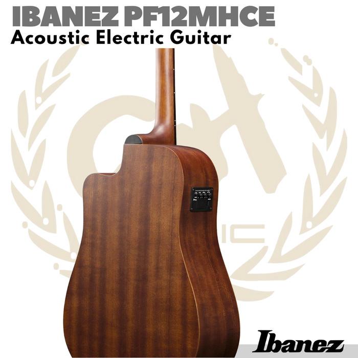 Ibanez PF12MHCE Acoustic Electric Guitar | Gitar Akustik Elektrik