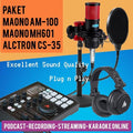 PAKET PODCAST 2 ORANG MAONOCASTER AM100 + MAONO MH601