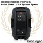 BEHRINGER PK112A Active 600W 12" PA Speaker | Spiker Aktif PK 112