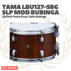 TAMA LBU127-SBG 12x7inch SLP MOD Bubinga Snare Drum, Satin Bubinga - Senar Drum