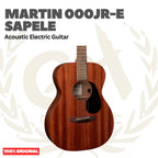 Martin 000JR-E Sapele Acoustic Electric Guitar w/Bag - Gitar Akustik Elektrik 000 Jr E