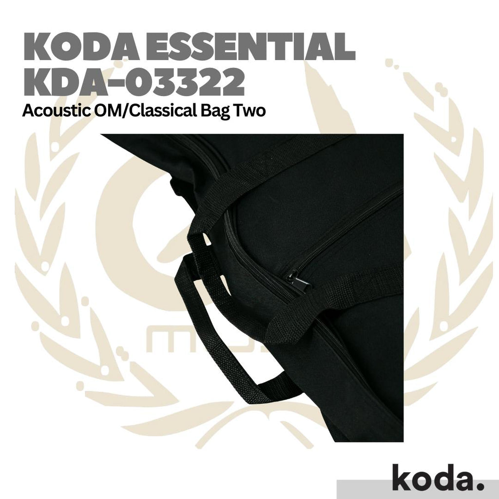 Koda Essential KDA-03322 Acoustic OM / Classical Bag TWO - Tas Gitar Klasik