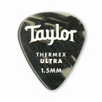 Taylor Premium DarkTone 351 Thermex Ultra Picks, Black Onyx 6-Pack - Pick Gitar Bass