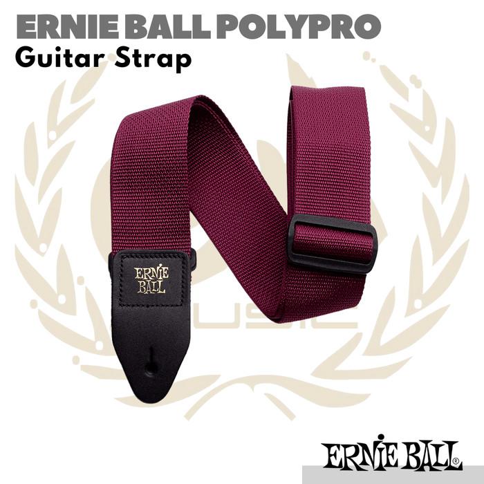 Ernie Ball PolyPro Guitar Strap - Strap Gitar Poly Pro