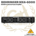 Behringer NX4-6000 6000W 4-channel Power Amplifier Mixer Class D