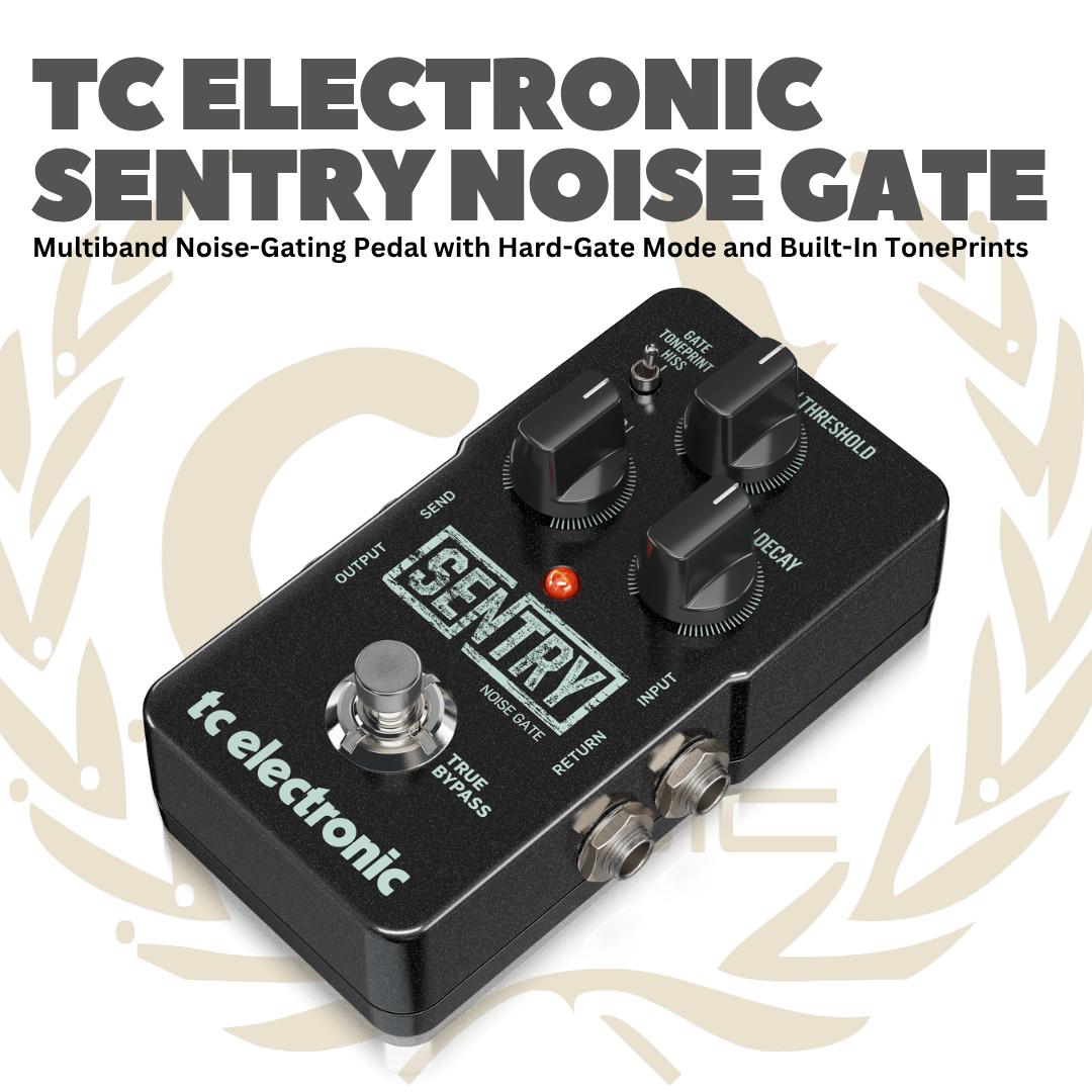 TC Electronic Sentry Noise Gate - Efek Gitar Bass Pedal