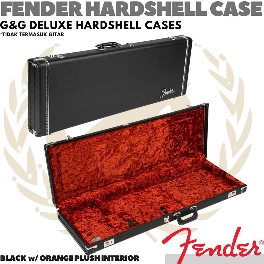 FENDER G&G Deluxe Case Strat Tele - Kotak Penyimpanan Gitar Hardcase