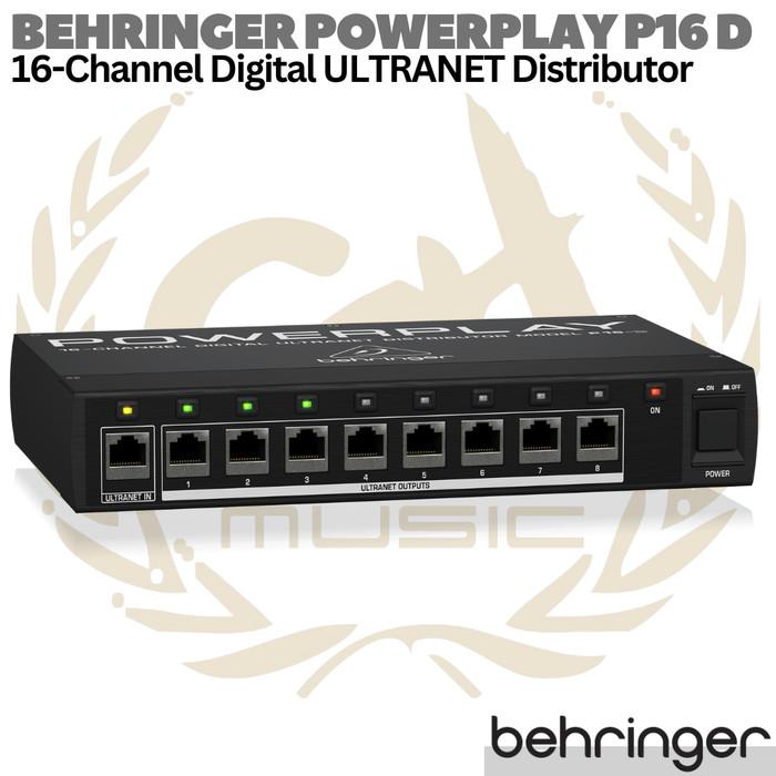 BEHRINGER POWERPLAY P16 D 16 Channel Distribution Module | P16D