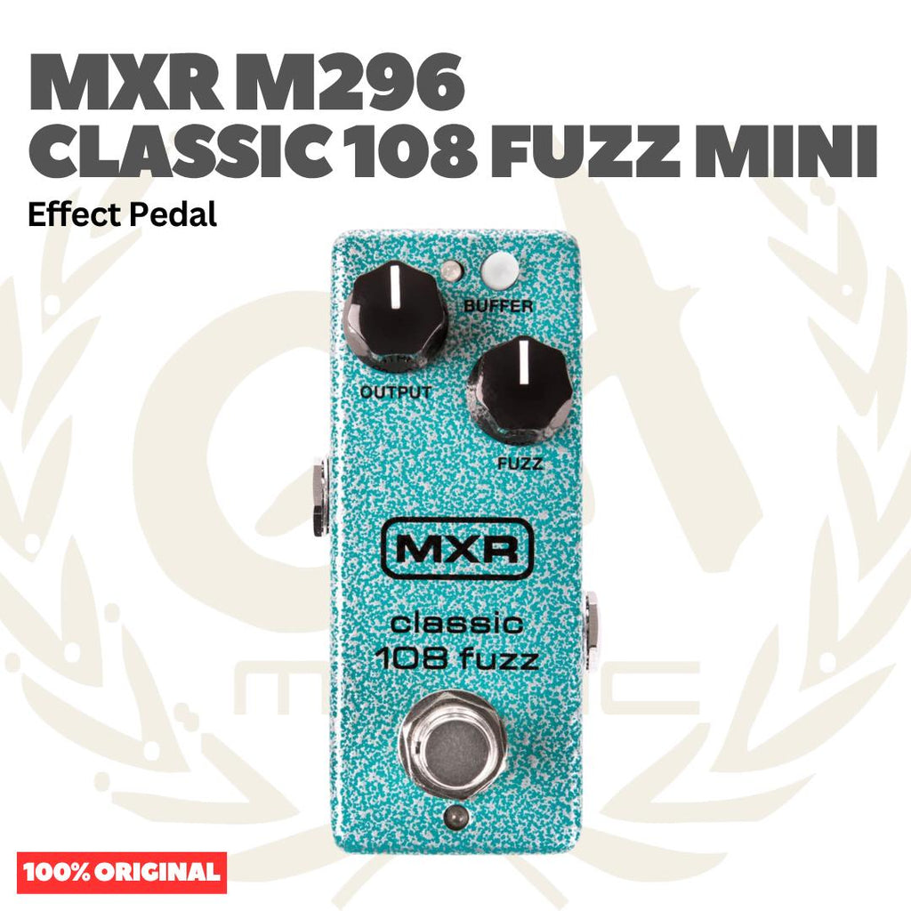 MXR M296 Classic 108 Fuzz Mini Effect Pedal - Efek Pedal Gitar Bass