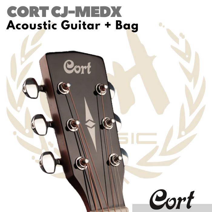 CORT CJ-MEDX Acoustic Electric Guitar | Gitar Akustik Elektrik CJ MEDX