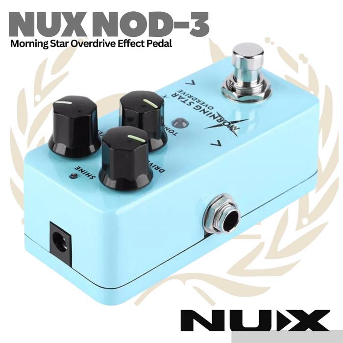 NUX Morning Star NOD3 Overdrive Guitar Effect Pedal - Efek Gitar NOD-3