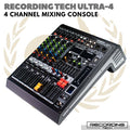 RECORDING TECH ULTRA 4 MIXING CONSOLE | Audio MIxer 4 Channel Ultra4