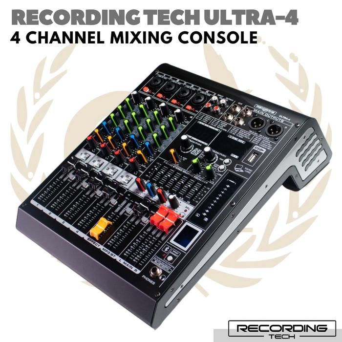 RECORDING TECH ULTRA 4 MIXING CONSOLE | Audio MIxer 4 Channel Ultra4