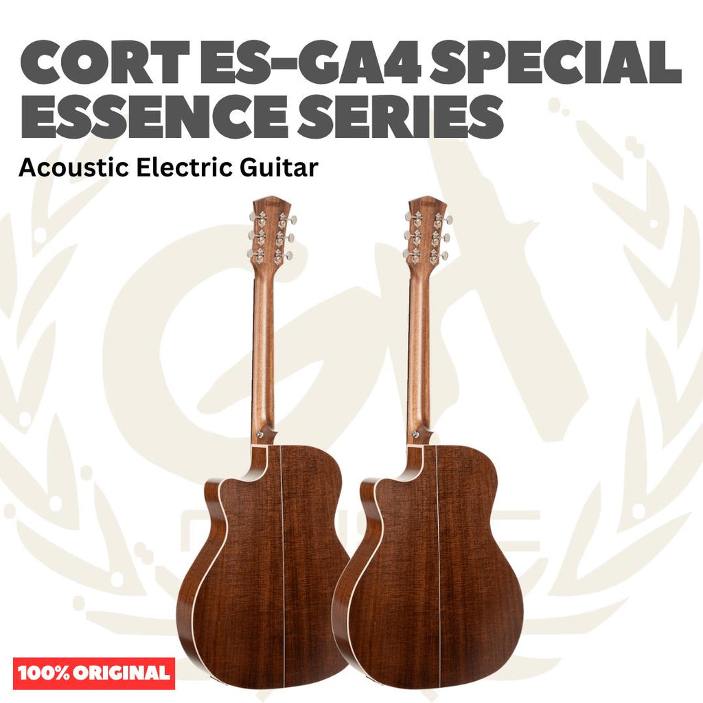 Cort ES-GA4 Special Enssence Series Acoustic Electric Guitar - Gitar Akustik dengan Preamp