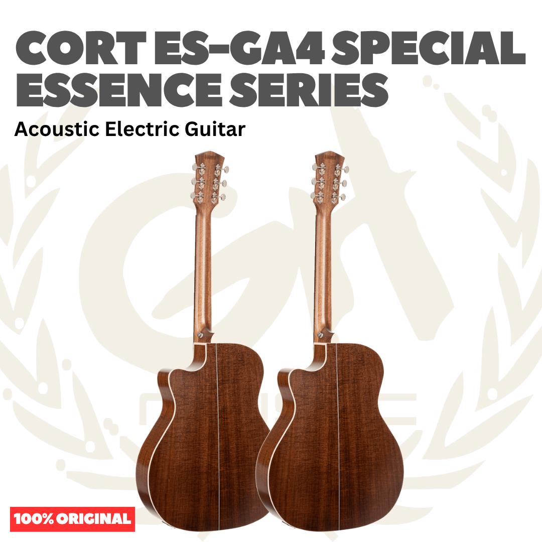 Cort ES-GA4 Special Enssence Series Acoustic Electric Guitar - Gitar Akustik dengan Preamp