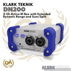 KLARK TEKNIK DN200 V2 Active DI Box with Extended Dynamic Range Aktif