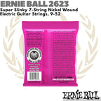 ERNIE BALL 2623 Super Slinky 7-String Senar Gitar Elektrik 9-52