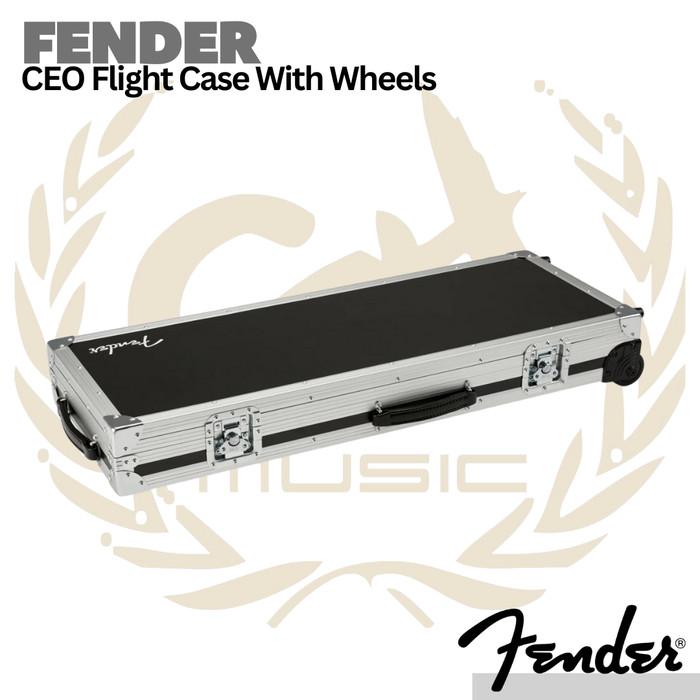 Fender CEO Flight Case w/ Wheels - Hardcase Koper Gitar Pesawat