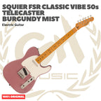 Squier FSR Classic Vibe 50s Telecaster Electric Guitar, Maple FB - Gitar Listrik Elektrik Original Asli