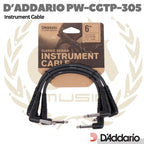 D'addario PW-CGTP-305 3 Pack Effect Patch Cable - Kabel Jumper Efek Pedal Isi 3