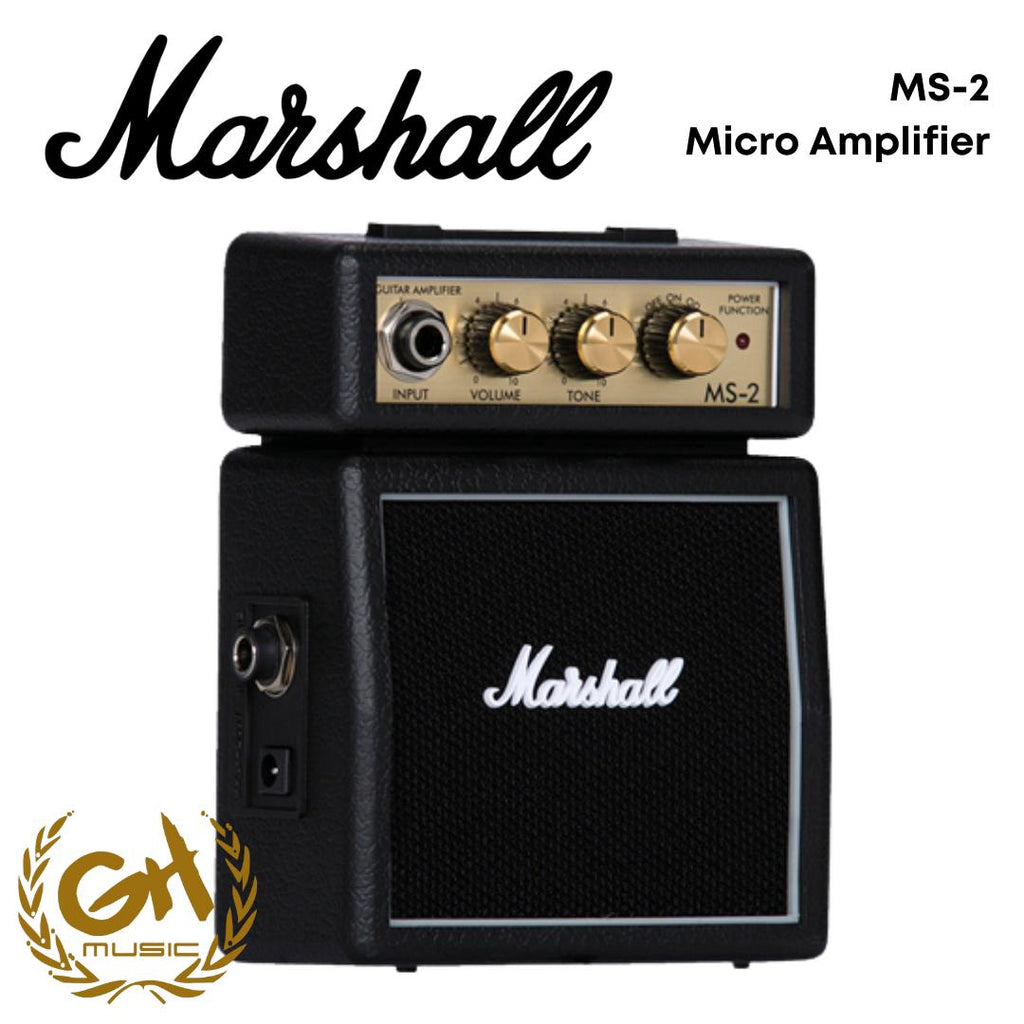 Marshall MS 2 Micro Guitar Amplifier | Ampli Gitar Mini MS2