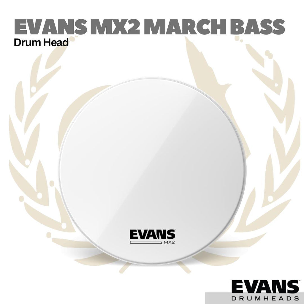 Evans MX2 Marching Bass Drum Head - Membran Drum