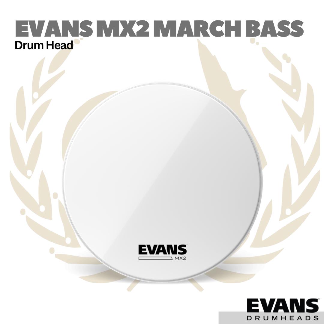 Evans MX2 Marching Bass Drum Head - Membran Drum
