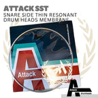 ATTACK SST Snare Side Thin Resonant Snare Drum Heads | Membran 13 14