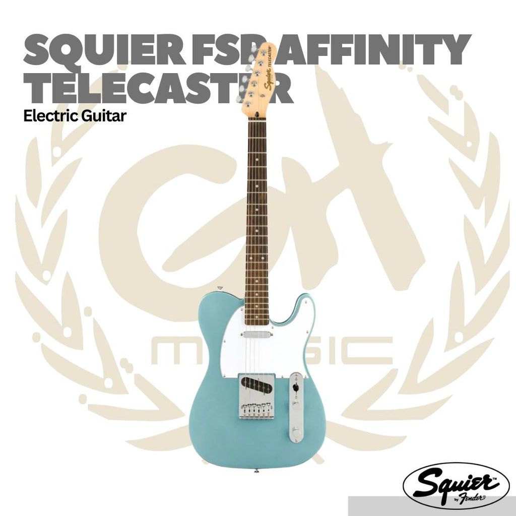 Squier FSR Affinity Series Telecaster Electric Guitar, Laurel FB - Gitar Elektrik