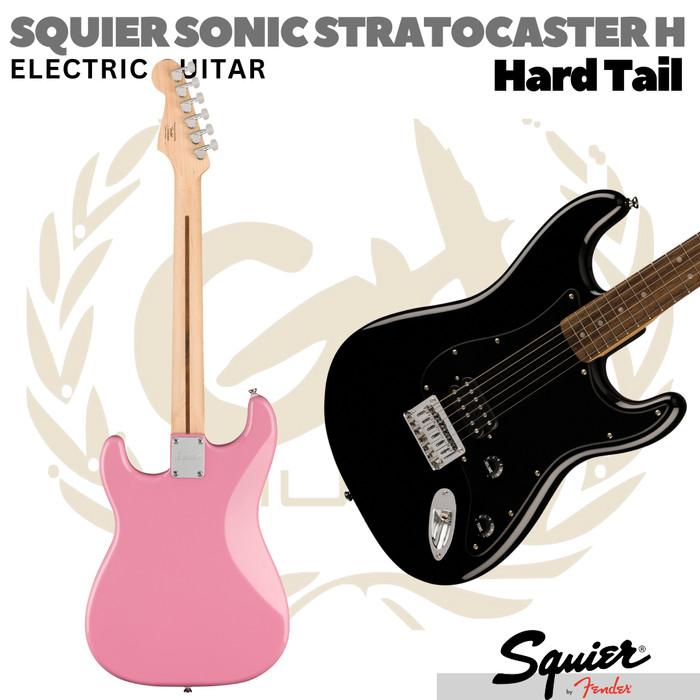 SQUIER SONIC STRATOCASTER HT H Electric Guitar | Gitar Elektrik - BLACK