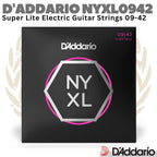D'ADDARIO NYXL 0942 Super Lite Electric Guitar Strings 09-42 | Senar