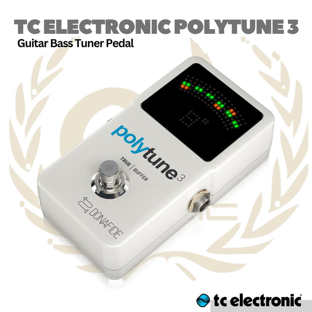 TC Electronic Polytune 3 Tuner Bass Guitar Pedal - Efek Gitar