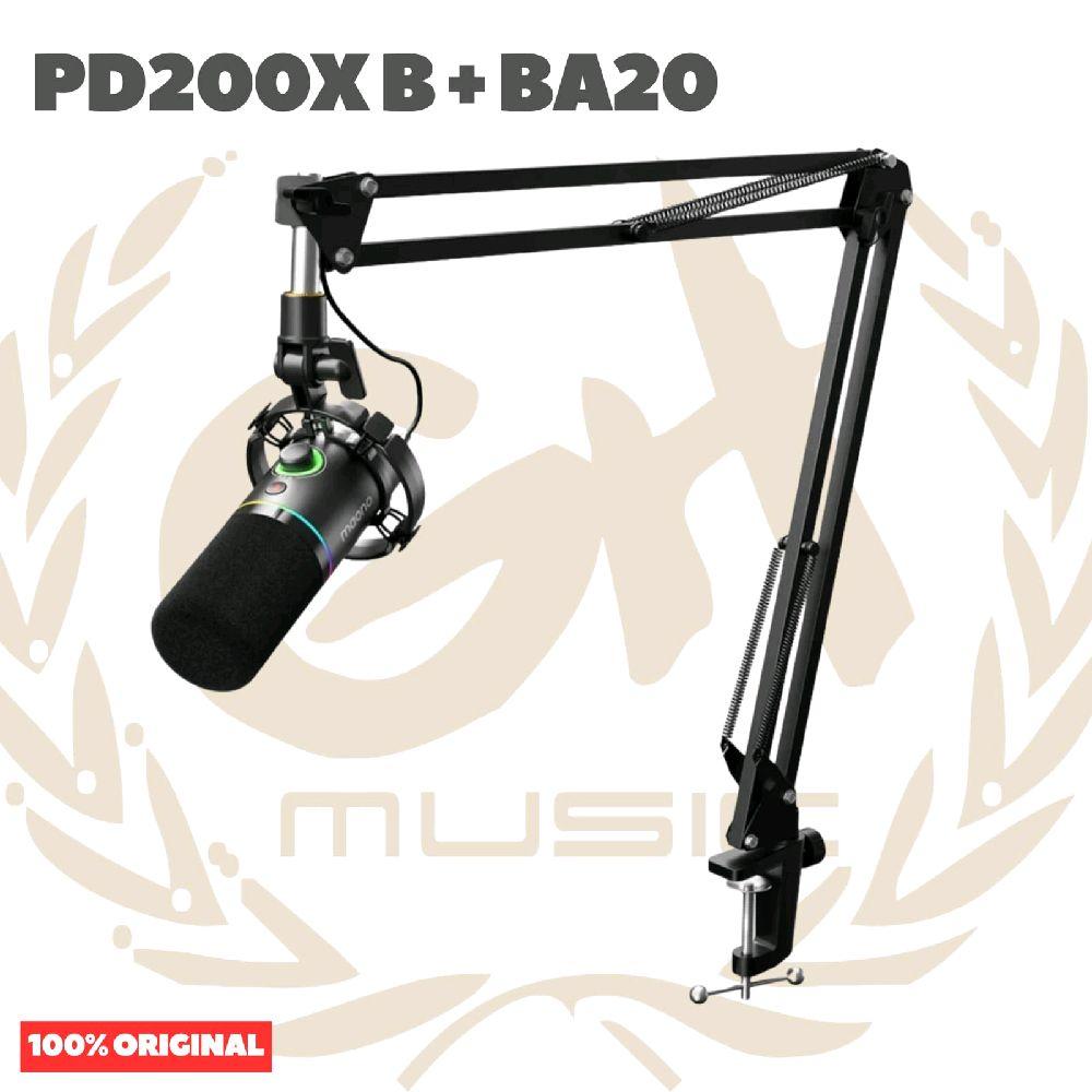 MAONO PD200X USB / XLR Dynamic Microphone | Gaming Podcast PD200 RGB