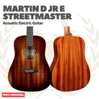 Martin D-JR-E STREETMASTER Acoustic Electric Guitar w/Bag - Gitar Akustik Elektrik
