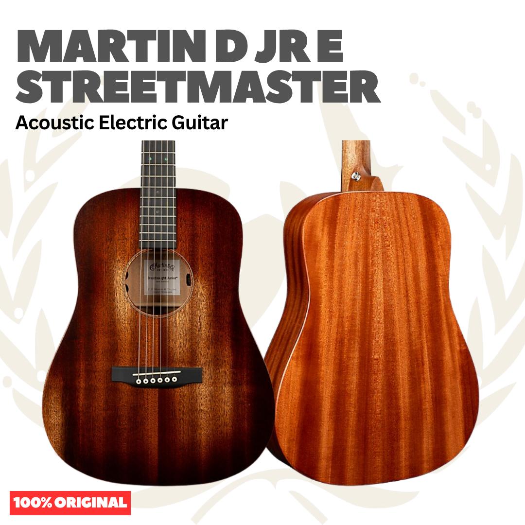 Martin D-JR-E STREETMASTER Acoustic Electric Guitar w/Bag - Gitar Akustik Elektrik