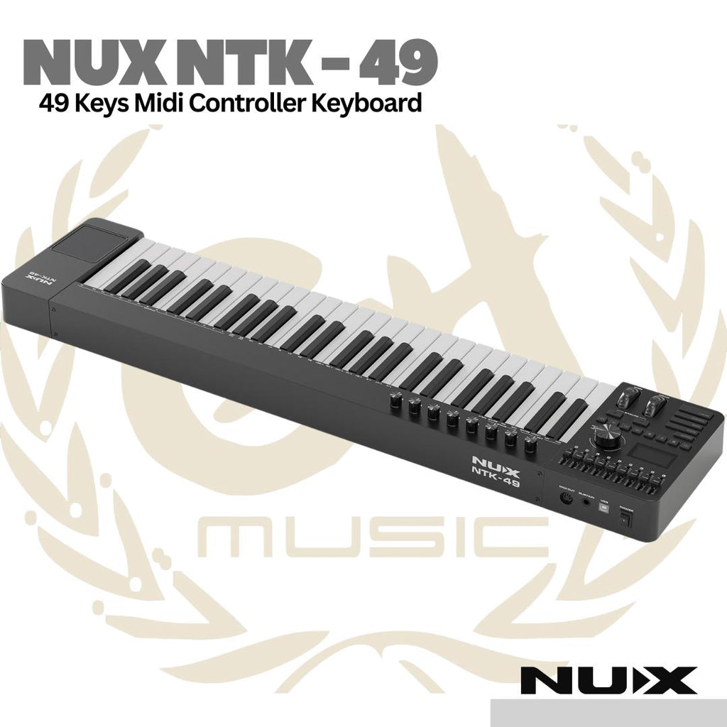 Nux NTK-49 Midi Keyboard Controller 49 Keys - Keyboard