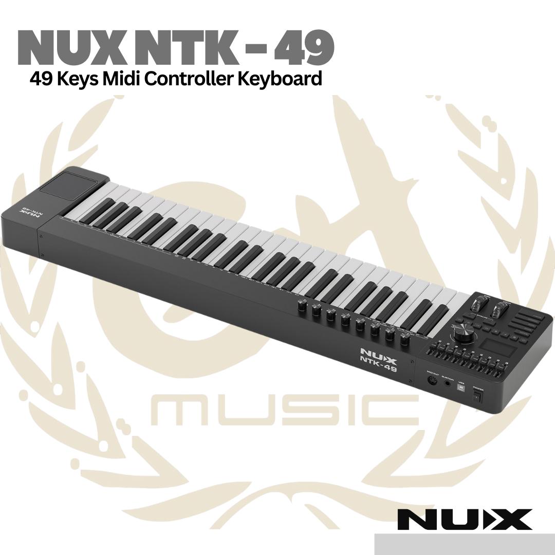 Nux NTK-49 Midi Keyboard Controller 49 Keys - Keyboard