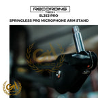SPRINGLESS PRO MICROPHONE ARM STAND BROADCAST PODCAST RECORDING ZOOM