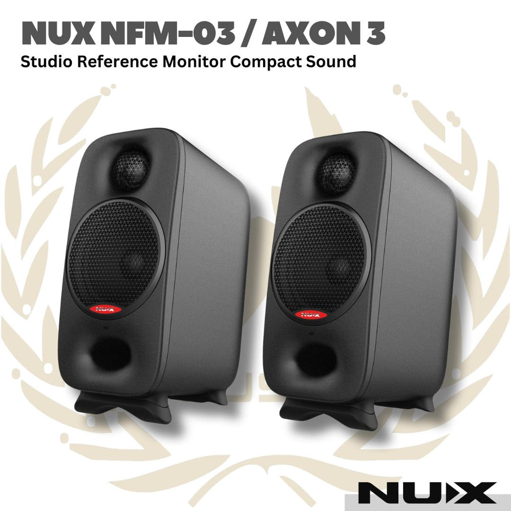 NUX NFM-03 AXON 3 STUDIO REFERENCE MONITOR COMPACT SOUND - SPEAKER MONITOR NFM03 AXON-3