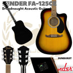 Fender FA-125CE Dreadnought Acoustic Electric Guitar - Gitar Fender