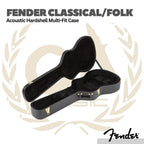 Fender Classical/Folk Acoustic Hardshell Multi-Fit Case - Koper Gitar