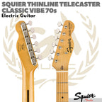 Squier Classic Vibe 70s Telecaster Thinline Electric Guitar, Maple FB - Gitar Listrik