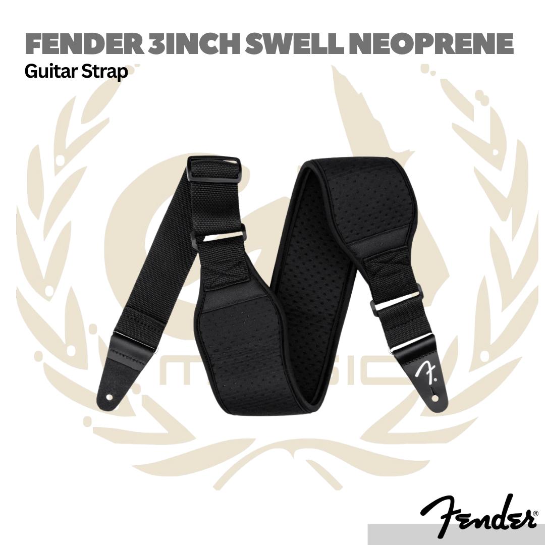 Fender 3inch Swell Neoprene Guitar Strap  | Strap Gitar Original