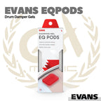 Evans EQPODS Drum Damper Gels |Peredam Membran Gel Demper Snare Tom