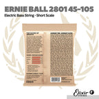 Ernie Ball 2801 45-105 Short Scale Flatwound Group 2 Electric Bass Strings