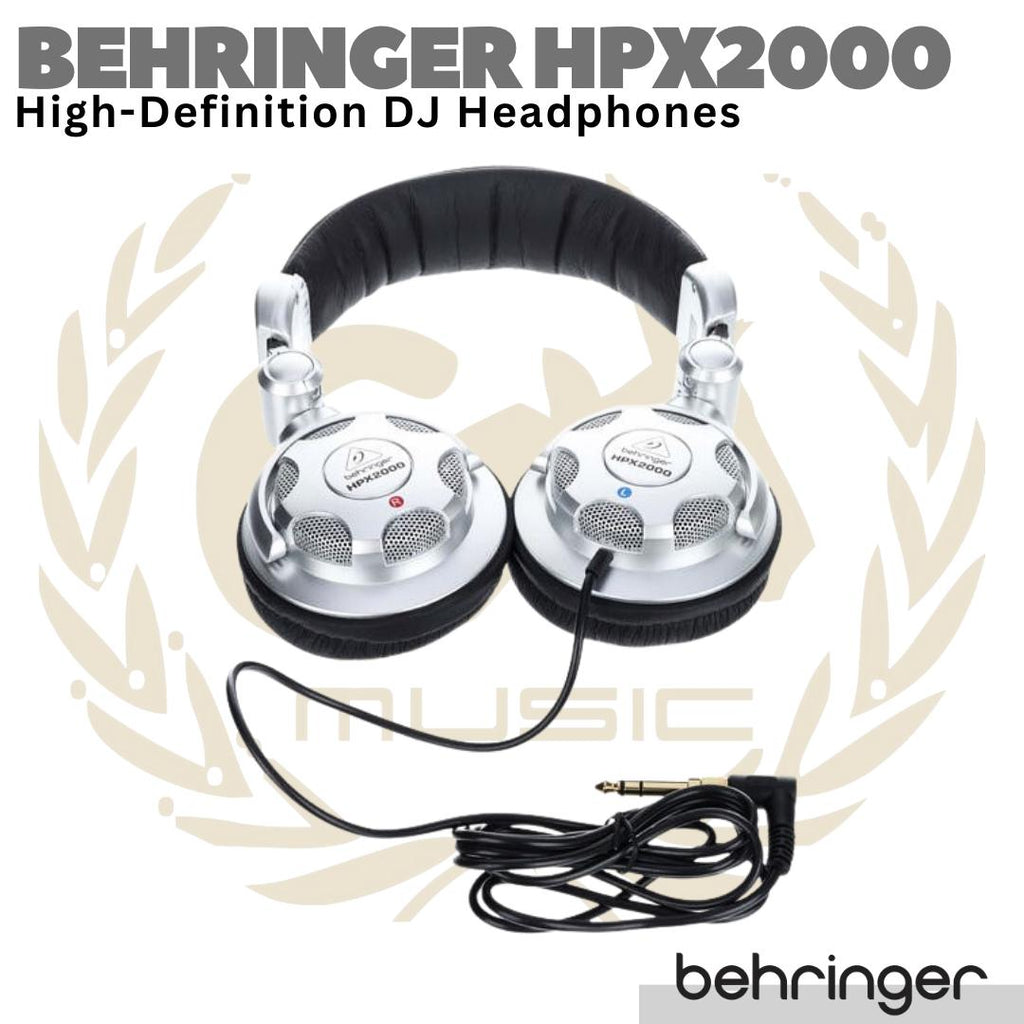 BEHRINGER HPX2000 High Definition DJ Studio Heaphones Monitor