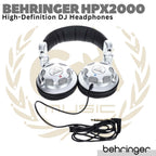 BEHRINGER HPX2000 High Definition DJ Studio Heaphones Monitor